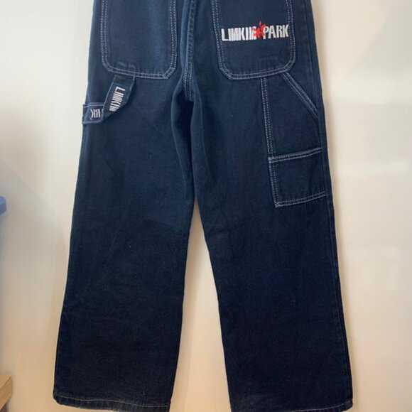 Linkin Park Baggy Y2k Denim Jeans (EXTREMELY RARE) - Size 26 x 30 - Picture 2 of 9